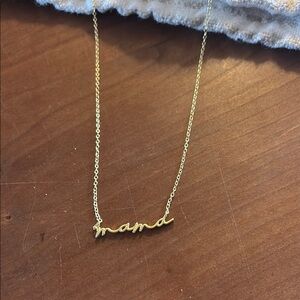 Mother’s Day special! Mama Gold plated Script Necklace! Perfect for MOM
